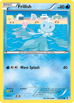 Frillish #44 Frillish - Boundaries Crossed - #44 - Pokemon TCG card