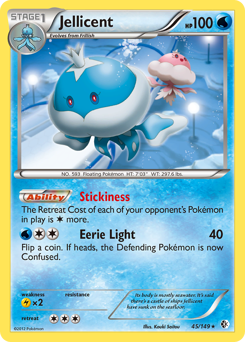 Jellicent #45 Jellicent - Boundaries Crossed - #45 - Pokemon TCG card