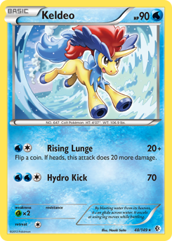 Keldeo #48 Keldeo - Boundaries Crossed - #48 - Pokemon TCG card