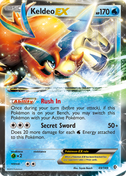 Keldeo-EX #49 Keldeo-EX - Boundaries Crossed - #49 - Pokemon TCG card