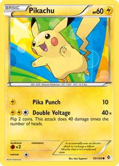 Pikachu #50 Pikachu - Boundaries Crossed - #50 - Pokemon TCG card