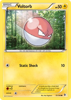 Voltorb #51 Voltorb - Boundaries Crossed - #51 - Pokemon TCG card