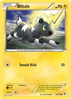Blitzle #56 Blitzle - Boundaries Crossed - #56 - Pokemon TCG card