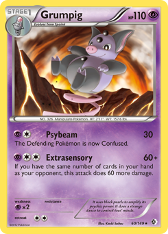 Grumpig #60 Grumpig - Boundaries Crossed - #60 - Pokemon TCG card