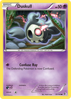 Duskull #61 Duskull - Boundaries Crossed - #61 - Pokemon TCG card