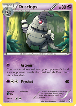 Dusclops #62 Dusclops - Boundaries Crossed - #62 - Pokemon TCG card