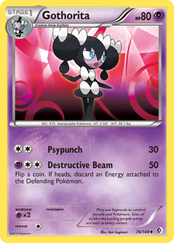 Gothorita - Boundaries Crossed - #76 - Pokemon TCG card