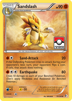 Sandslash #79 Sandslash - Boundaries Crossed - #79 - Pokemon TCG card