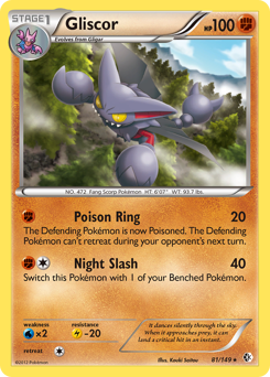 Gliscor - Boundaries Crossed - #81 - Pokemon TCG card