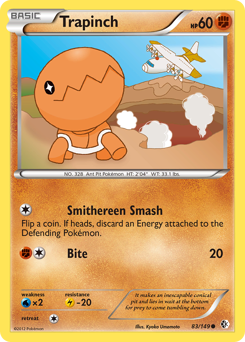 Trapinch #83 Trapinch - Boundaries Crossed - #83 - Pokemon TCG card