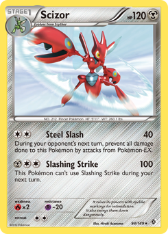 Scizor - Boundaries Crossed - #94 - Pokemon TCG card