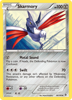 Skarmory - Boundaries Crossed - #96 - Pokemon TCG card