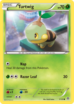 Turtwig - Plasma Storm - #1 - Pokemon TCG card