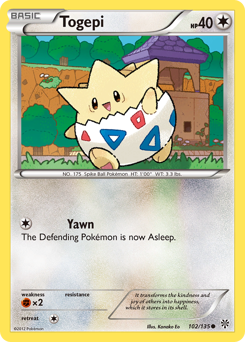 Togepi #102 Togepi - Plasma Storm - #102 - Pokemon TCG card