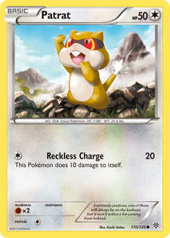 Patrat - Plasma Storm - #110 - Pokemon TCG card