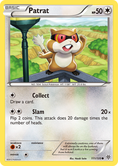 Patrat - Plasma Storm - #111 - Pokemon TCG card