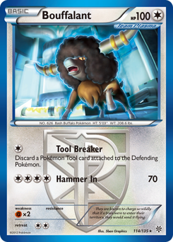 Bouffalant #114 Bouffalant - Plasma Storm - #114 - Pokemon TCG card
