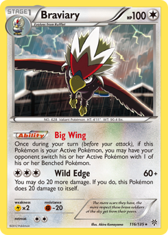 Braviary - Plasma Storm - #116 - Pokemon TCG card