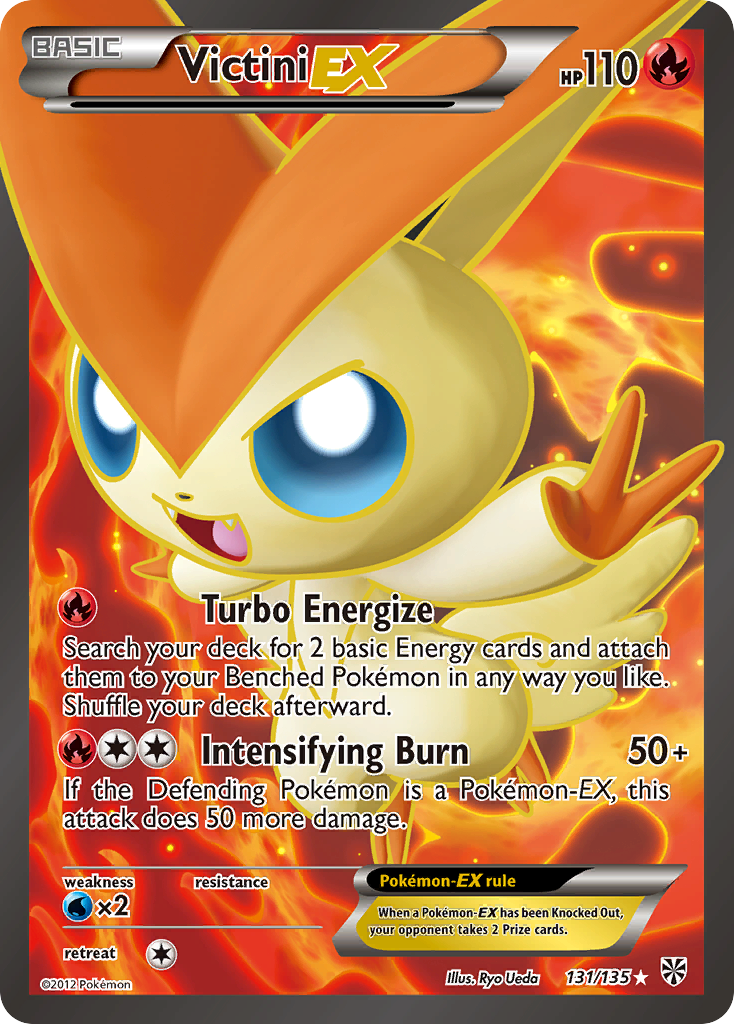 Victini-EX - Plasma Storm - #131 - Pokemon TCG card