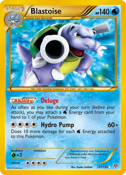 Blastoise - Plasma Storm - #137 - Pokemon TCG card