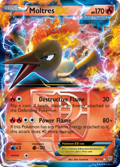Moltres-EX #14 Moltres-EX - Plasma Storm - #14 - Pokemon TCG card