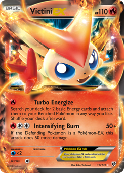 Victini-EX - Plasma Storm - #18 - Pokemon TCG card
