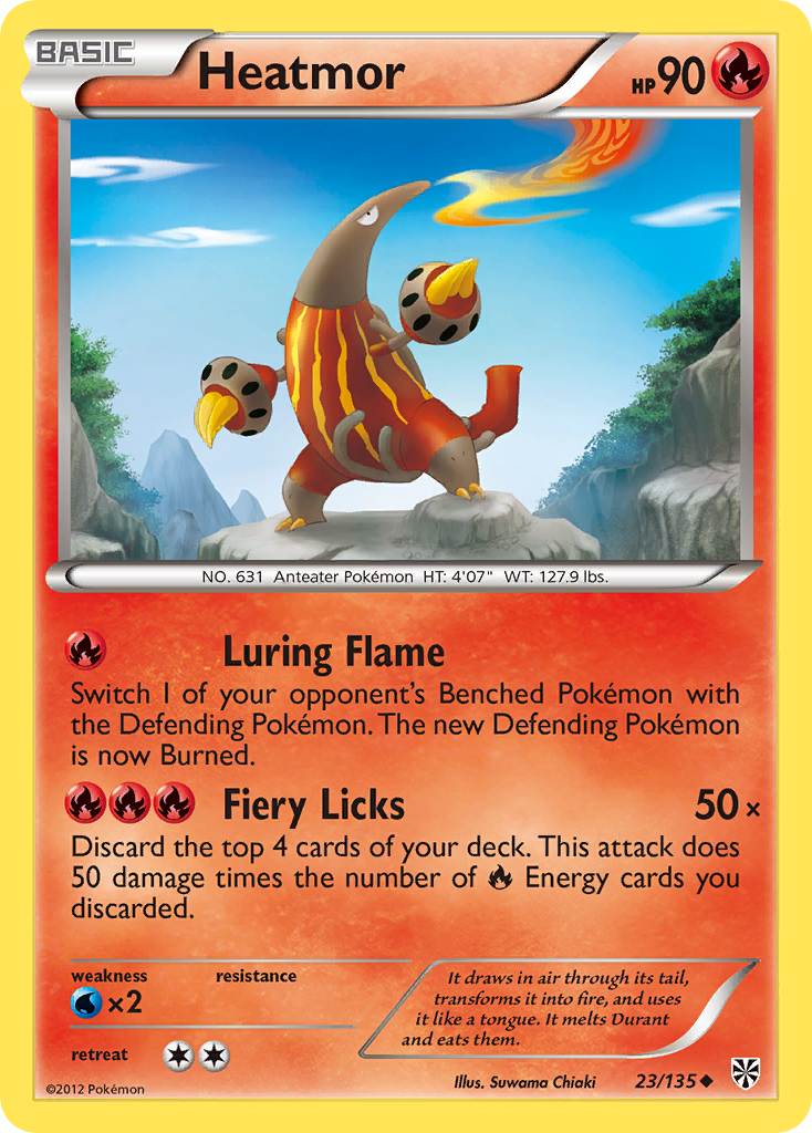 Heatmor - Plasma Storm - #23 - Pokemon TCG card