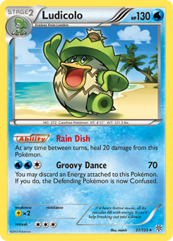 Ludicolo - Plasma Storm - #31 - Pokemon TCG card