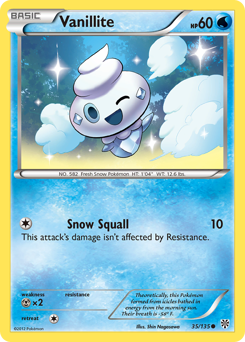 Vanillite - Plasma Storm - #35 - Pokemon TCG card
