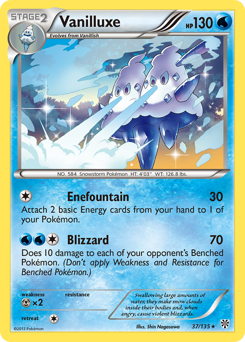 Vanilluxe #37 Vanilluxe - Plasma Storm - #37 - Pokemon TCG card