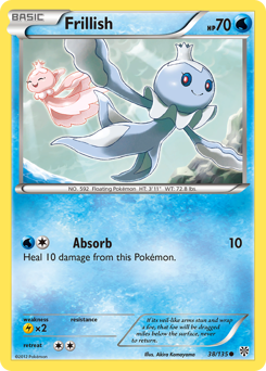 Frillish #38 Frillish - Plasma Storm - #38 - Pokemon TCG card