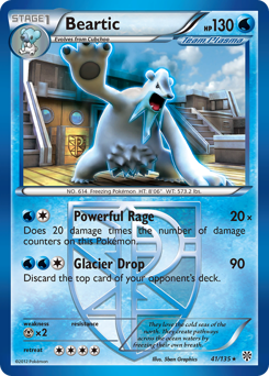 Beartic - Plasma Storm - #41 - Pokemon TCG card
