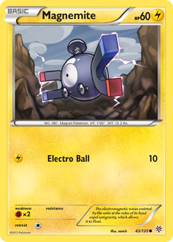 Magnemite #43 Magnemite - Plasma Storm - #43 - Pokemon TCG card