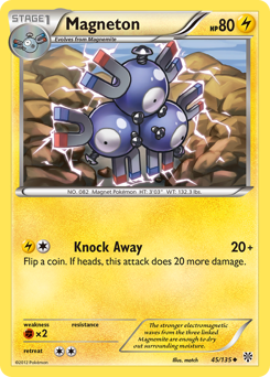 Magneton #45 Magneton - Plasma Storm - #45 - Pokemon TCG card