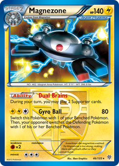 Magnezone #46 Magnezone - Plasma Storm - #46 - Pokemon TCG card