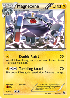 Magnezone #47 Magnezone - Plasma Storm - #47 - Pokemon TCG card