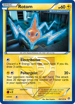 Rotom #49 Rotom - Plasma Storm - #49 - Pokemon TCG card