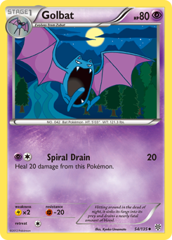 Golbat - Plasma Storm - #54 - Pokemon TCG card