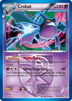Crobat - Plasma Storm - #55 - Pokemon TCG card
