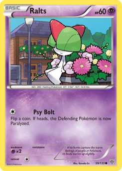 Ralts #59 Ralts - Plasma Storm - #59 - Pokemon TCG card