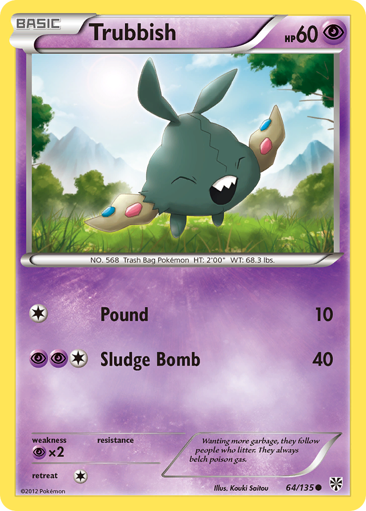 Trubbish - Plasma Storm - #64 - Pokemon TCG card