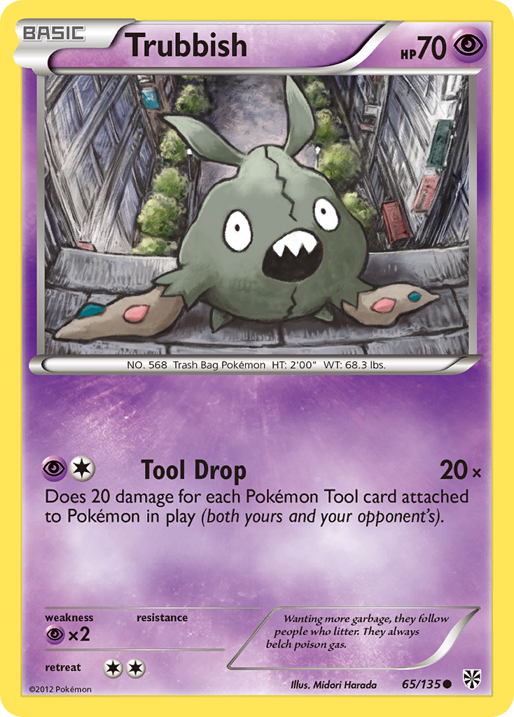 Trubbish - Plasma Storm - #65 - Pokemon TCG card