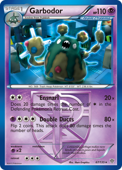 Garbodor #67 Garbodor - Plasma Storm - #67 - Pokemon TCG card