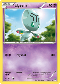Elgyem - Plasma Storm - #68 - Pokemon TCG card