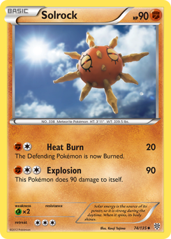 Solrock - Plasma Storm - #74 - Pokemon TCG card