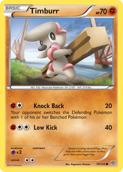 Timburr - Plasma Storm - #79 - Pokemon TCG card