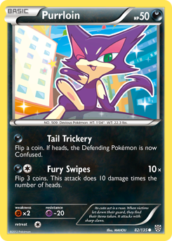 Purrloin #82 Purrloin - Plasma Storm - #82 - Pokemon TCG card