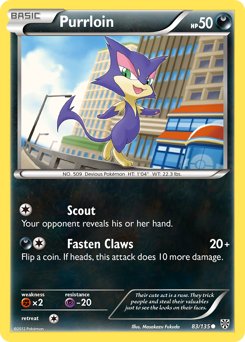 Purrloin - Plasma Storm - #83 - Pokemon TCG card