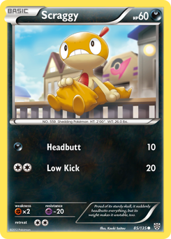 Scraggy - Plasma Storm - #85 - Pokemon TCG card