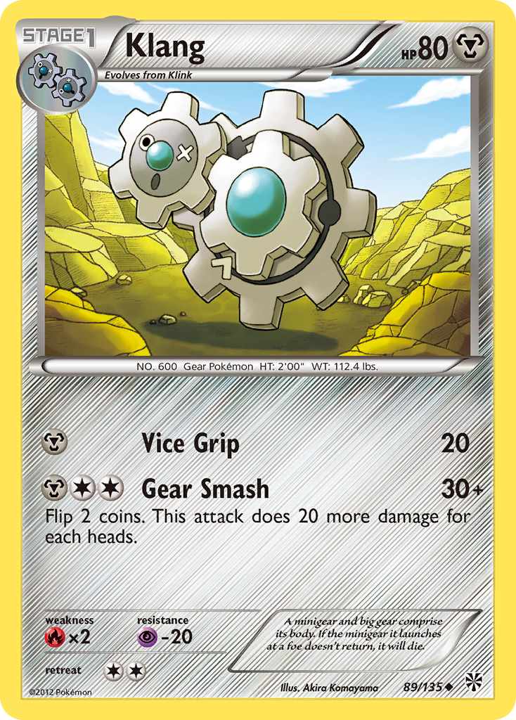 Klang - Plasma Storm - #89 - Pokemon TCG card